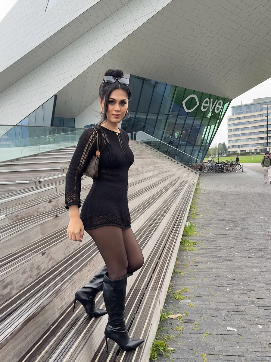 The Little Black Dress, Toughened Up on a petite woman