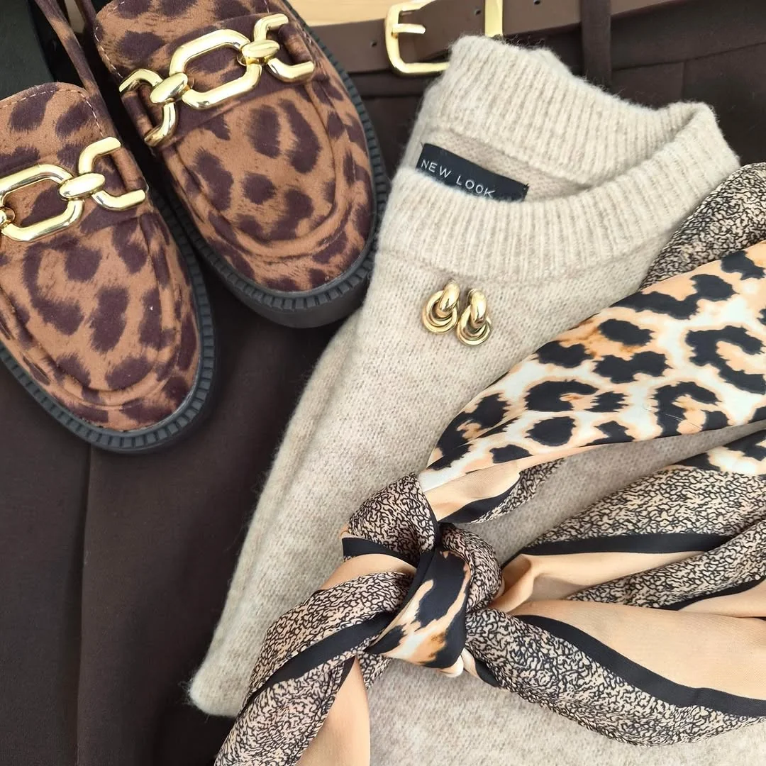 Leopard Loafers Count as a Neutral on a petite woman