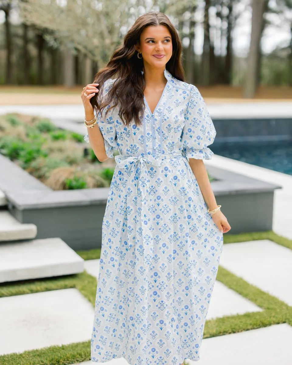 The Belted Shirt Dress That Defines the Waist on a petite woman