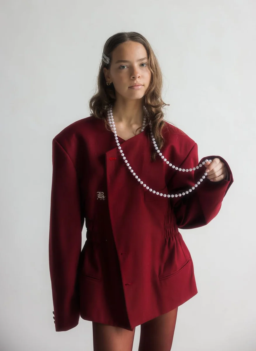 An Oversized Blazer, Styled After Hours on a petite woman