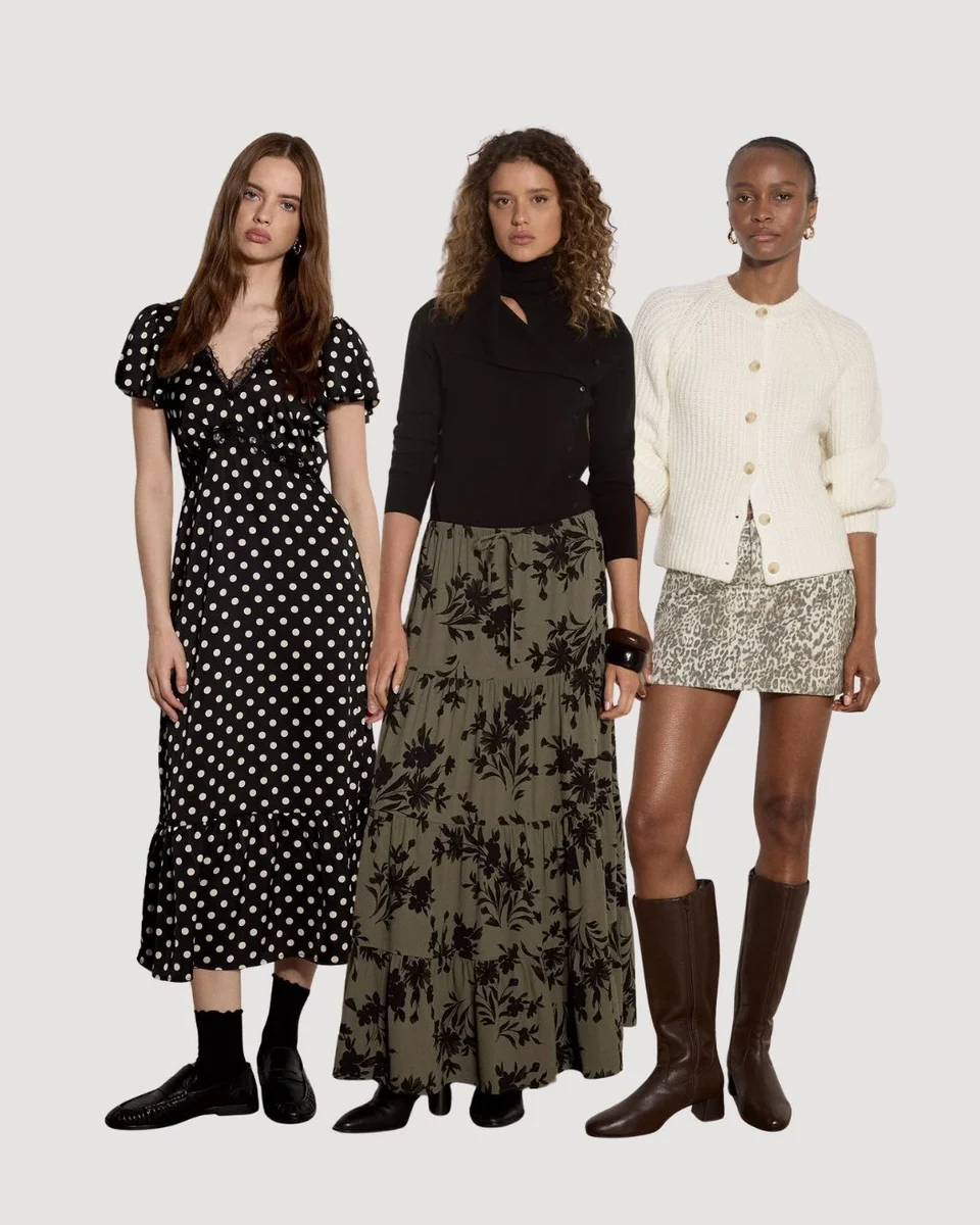 Pick Your Print on a petite woman