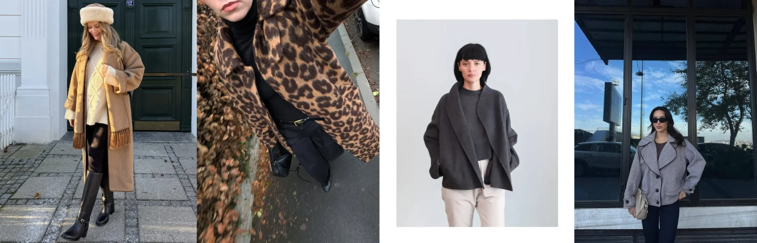 Four winter 2026 fashion trends for petites (that won't swallow you whole) collage for petite women