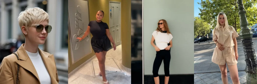 Four 5 foot tall fashion trends: how to wear this season's biggest looks collage for petite women