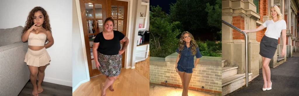 Four 5'3 outfit ideas: trendy looks for average-petite height collage for petite women
