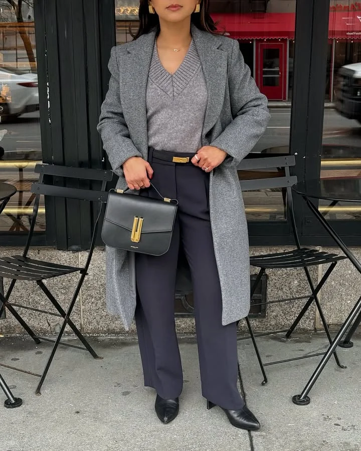 winter work outfits for petites